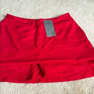 lululemon athletica Women's Red Skort